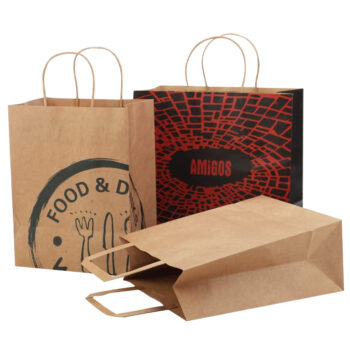 custom paper bag with handle