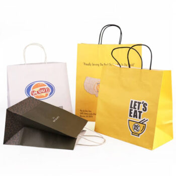 custom high quality kraft paper bag