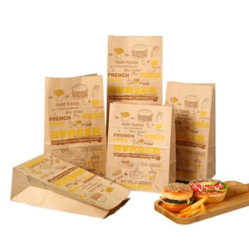 Brown Kraft Paper Bags for Food