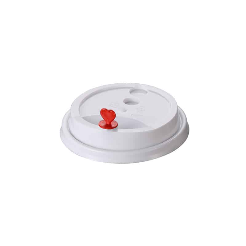 Coffee cup plastic lid can be inserted with a straw - Image 2
