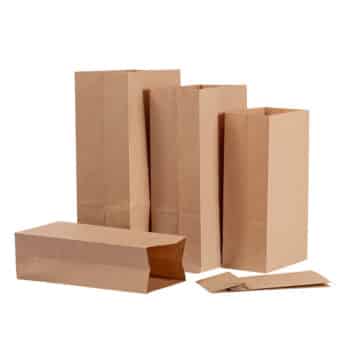 Environmentally friendly disposable kraft paper packaging paper bags