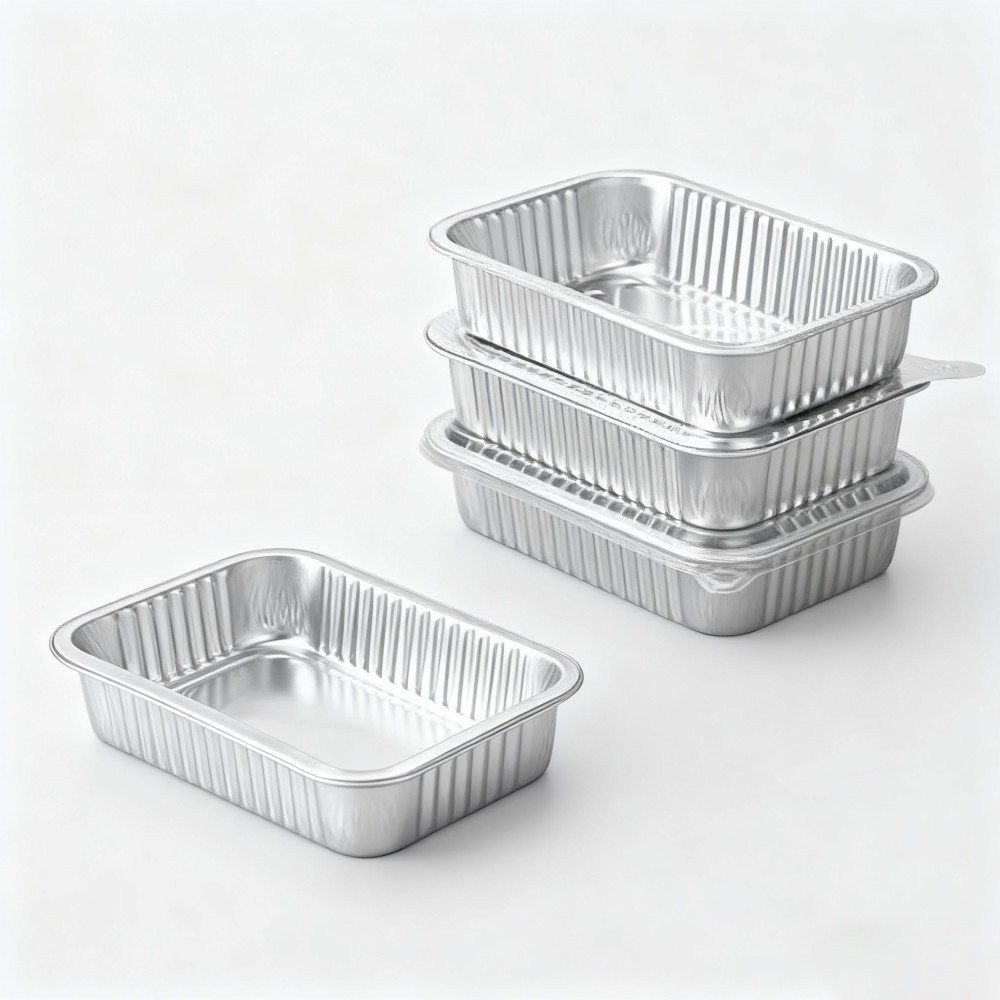 Rectangular Foil Meal Prep Containers - Image 3
