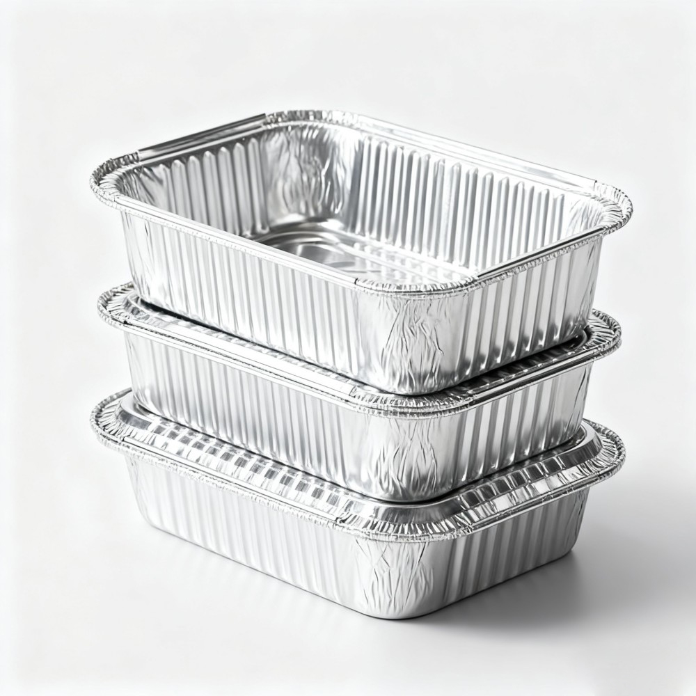 Rectangular Foil Meal Prep Containers - Image 4