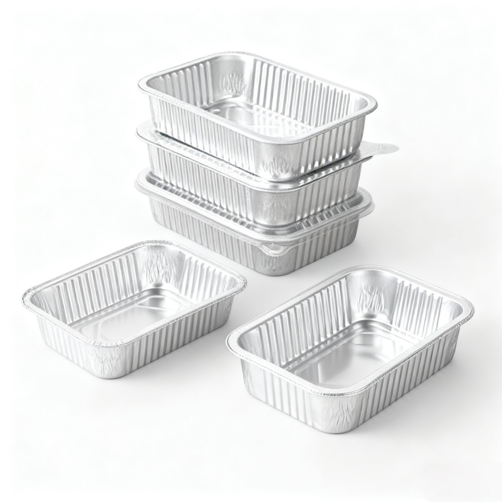 Multi-Compartment Aluminum Foil Takeout Boxes - Image 2