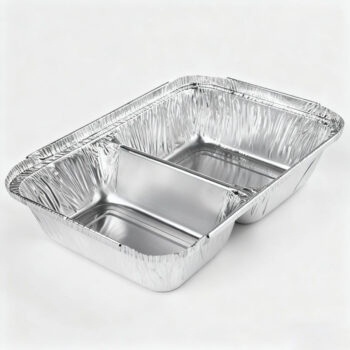 Transparent-Lid Foil Food Containers