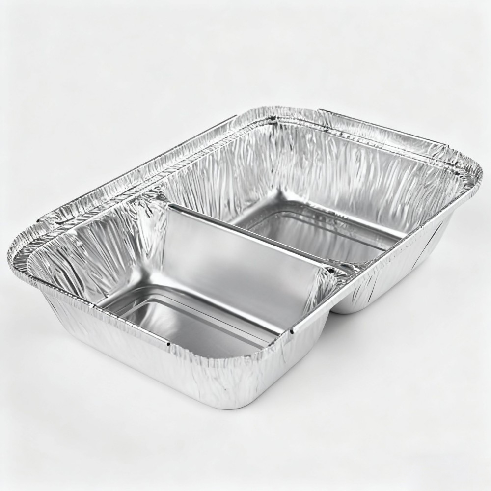 Transparent-Lid Foil Food Containers