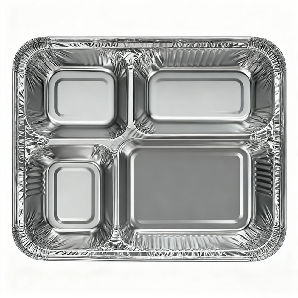 Transparent-Lid Foil Food Containers - Image 4