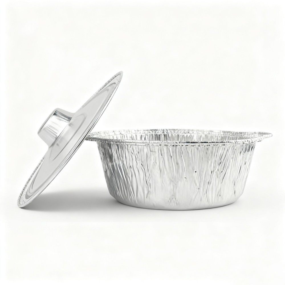 Deep Divided Aluminum Foil Food Tray