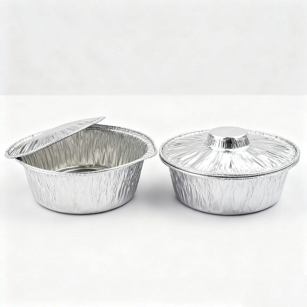 Deep Divided Aluminum Foil Food Tray - Image 3