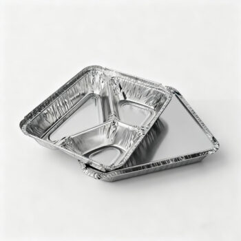 Takeout divider foil tray