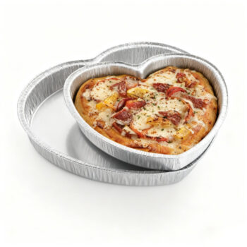 Heart-Shaped Aluminum Foil Baking Containers