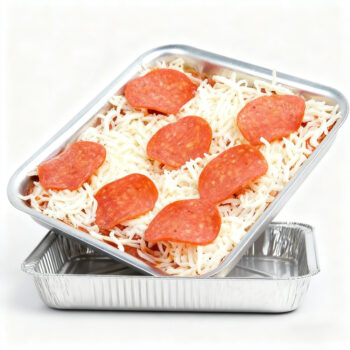 Rectangular Aluminum Foil Pizza Baking Trays