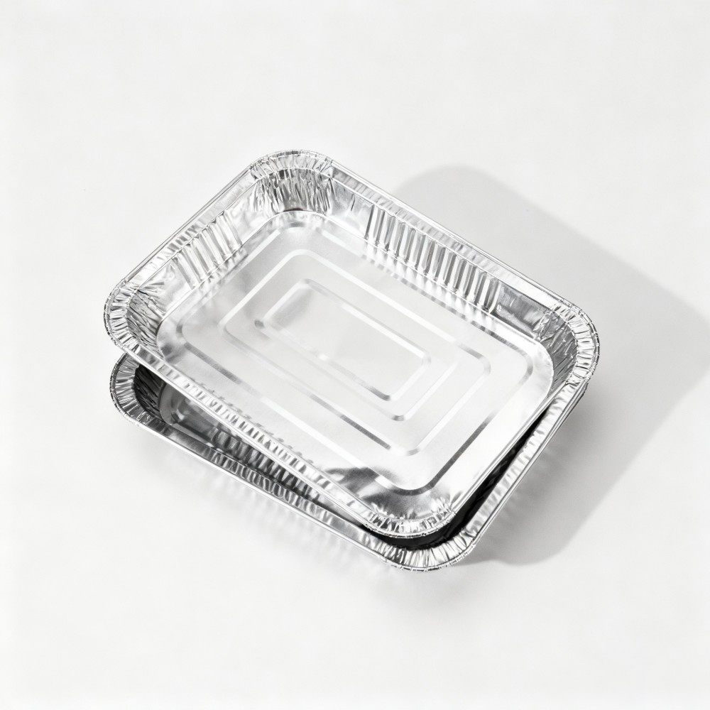 Disposable Aluminum Foil Baking Containers with Food - Image 3