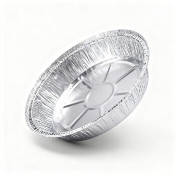 Round Silver Aluminum Foil Pie Pan