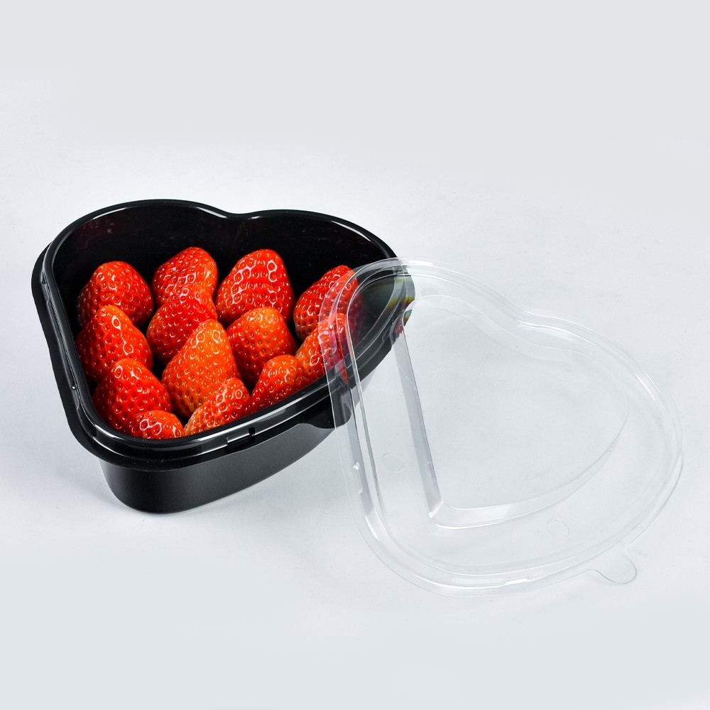Rectangular Plastic Container with Clear Lid - Image 4