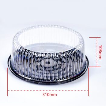 Round Plastic Tray Lid Set