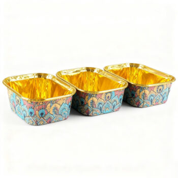 Decorative Aluminum Foil Baking Cup Set