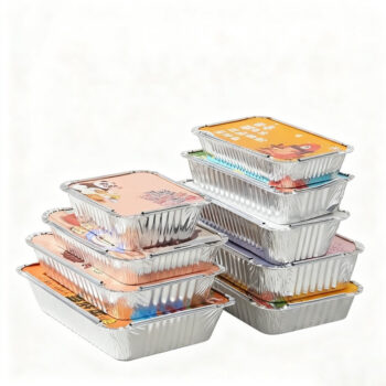 Stackable Square Aluminum Foil Trays