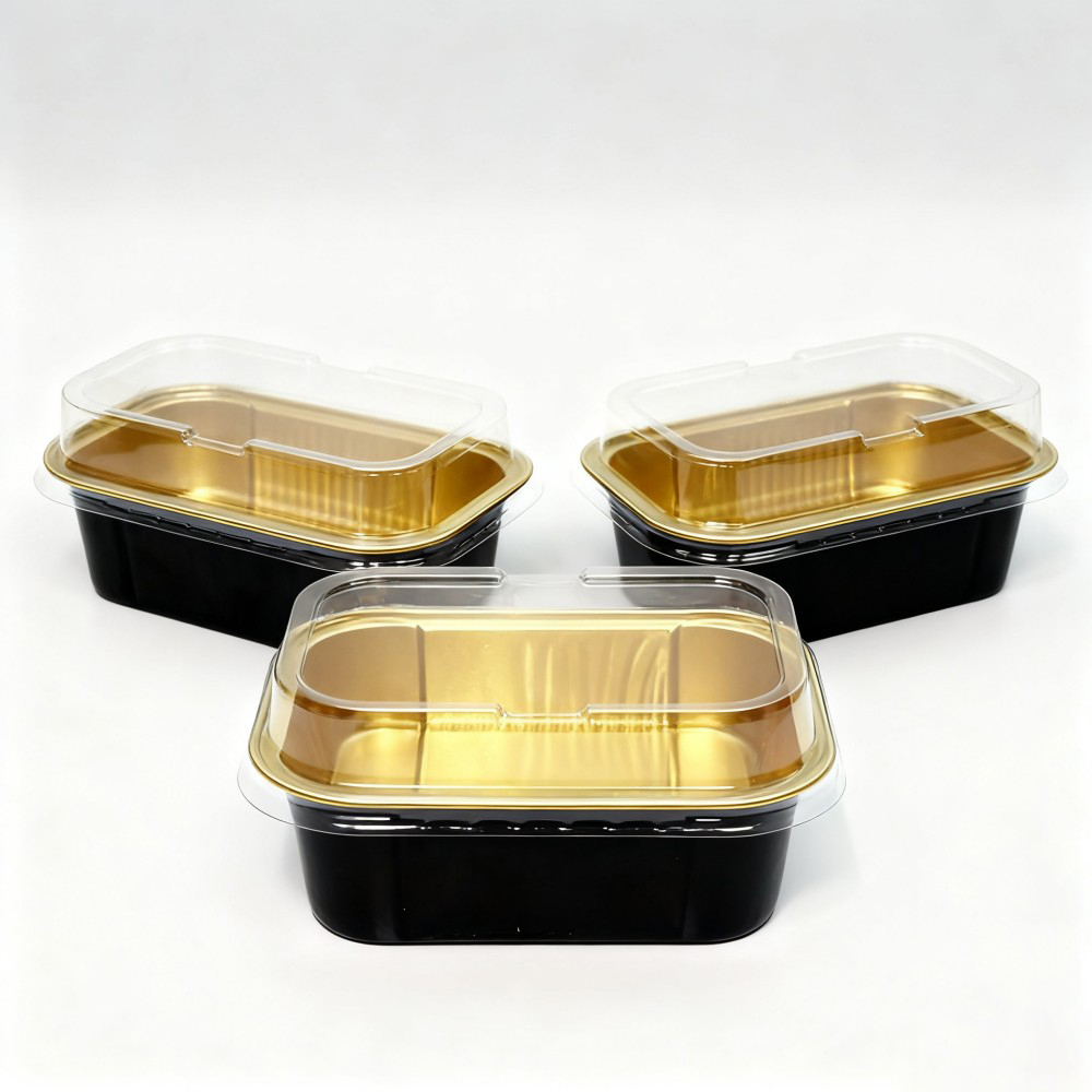 Mini Square Aluminum Foil Dessert Cups