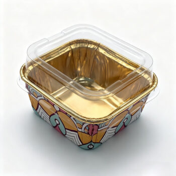 Black and Red Foil Baking Cups