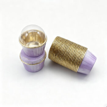 Round Silver Aluminum Foil Tart Cups