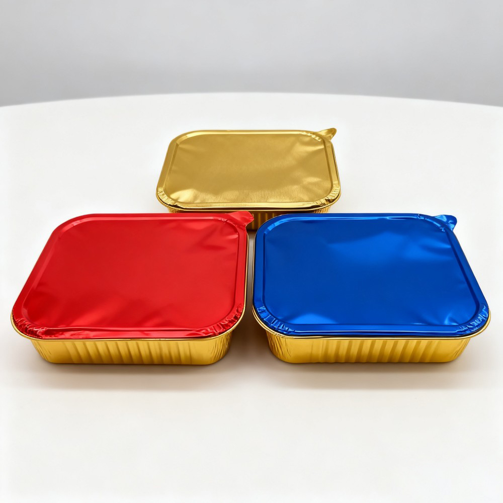 Stackable Rectangular Aluminum Foil Trays - Image 3