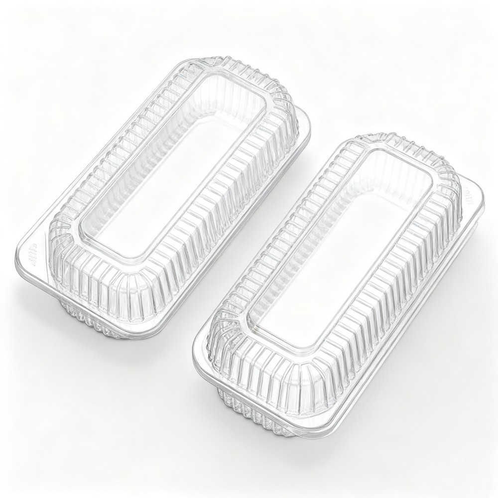 Long Rectangular Clear Plastic Food Containers