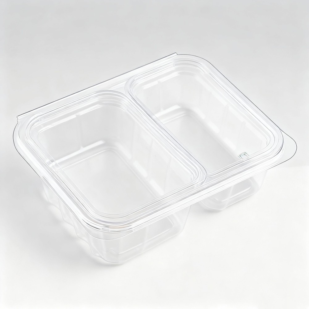Long Rectangular Clear Plastic Food Containers - Image 3