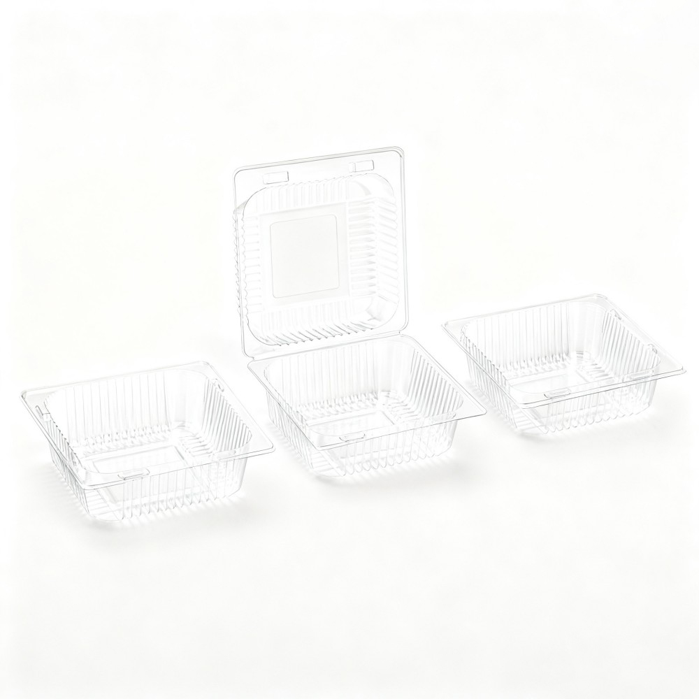 Long Rectangular Clear Plastic Food Containers - Image 4