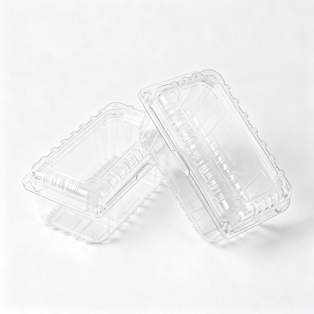 Rectangular Clear Plastic Food Containers