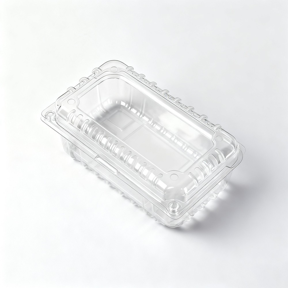 Rectangular Clear Plastic Food Containers - Image 2