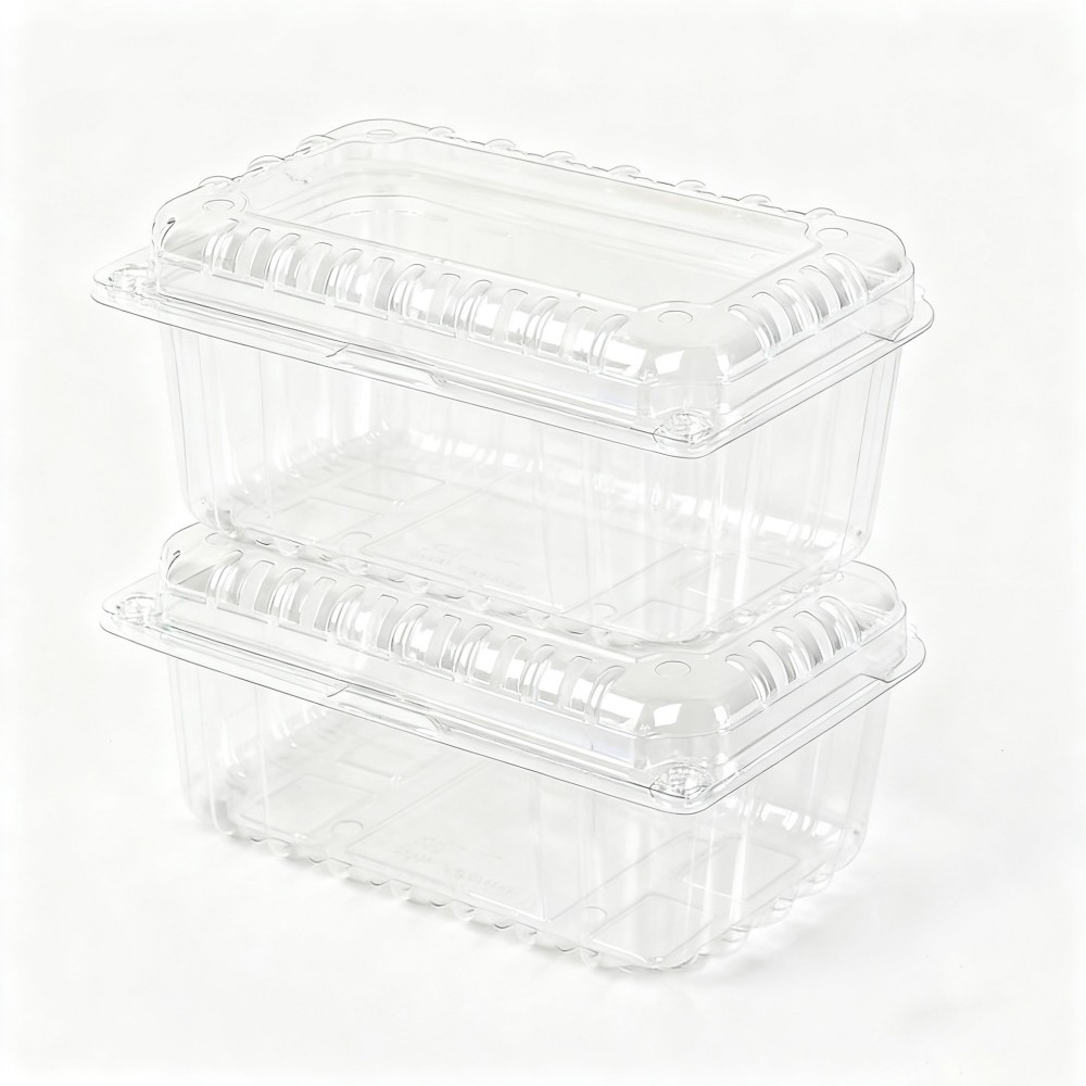 Rectangular Clear Plastic Food Containers - Image 4