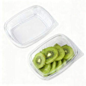 Clear Plastic Kiwi Container with Lid