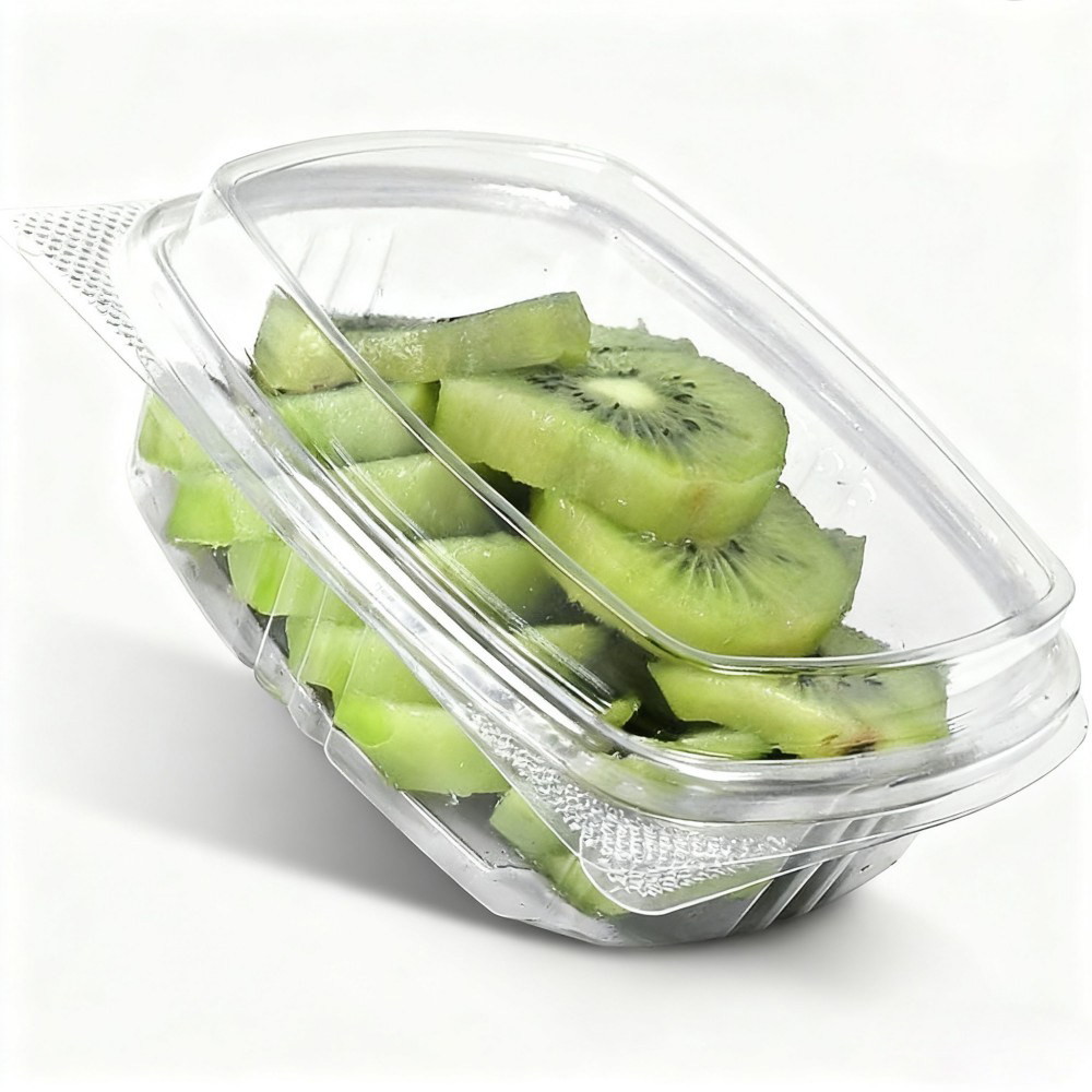 Clear Plastic Kiwi Container with Lid - Image 2