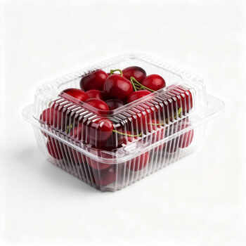 Clear Plastic Cherry Container