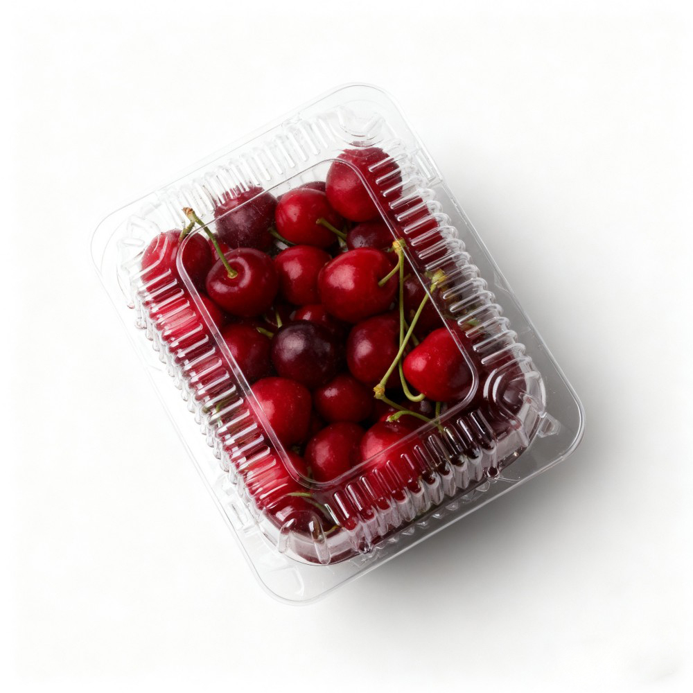 Clear Plastic Cherry Container - Image 3