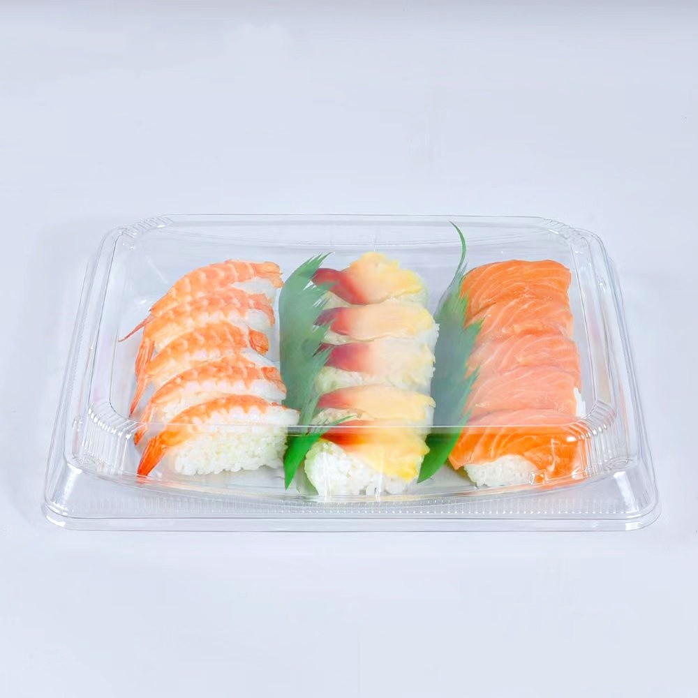 Clear Plastic Sushi Container - Image 3