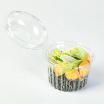 Flip - top Clear Plastic Salad Cup