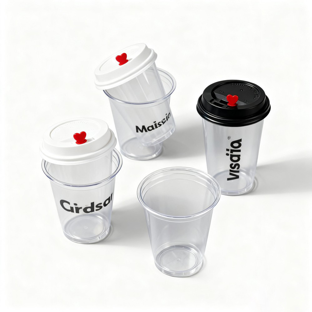 Customized logo plastic cups - Image 4