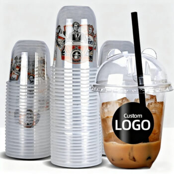 Customized logo plastic cups