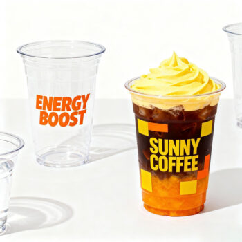 Customized logo plastic cups