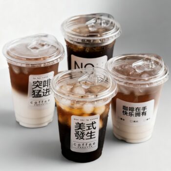 Customized logo plastic cups