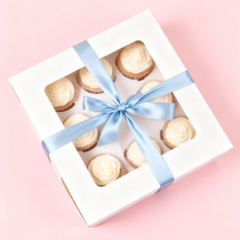 Pastel Gift Cupcake Box