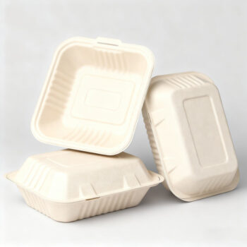 Premium Sugarcane Bagasse Meal Prep Container with Lid