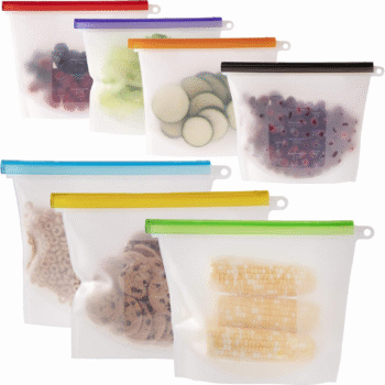 Clear PE Resealable Zipper Bags for Storage