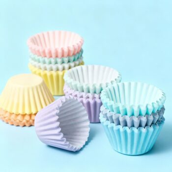 Reusable Silicone Baking Cups - Pastel Assorted Colors