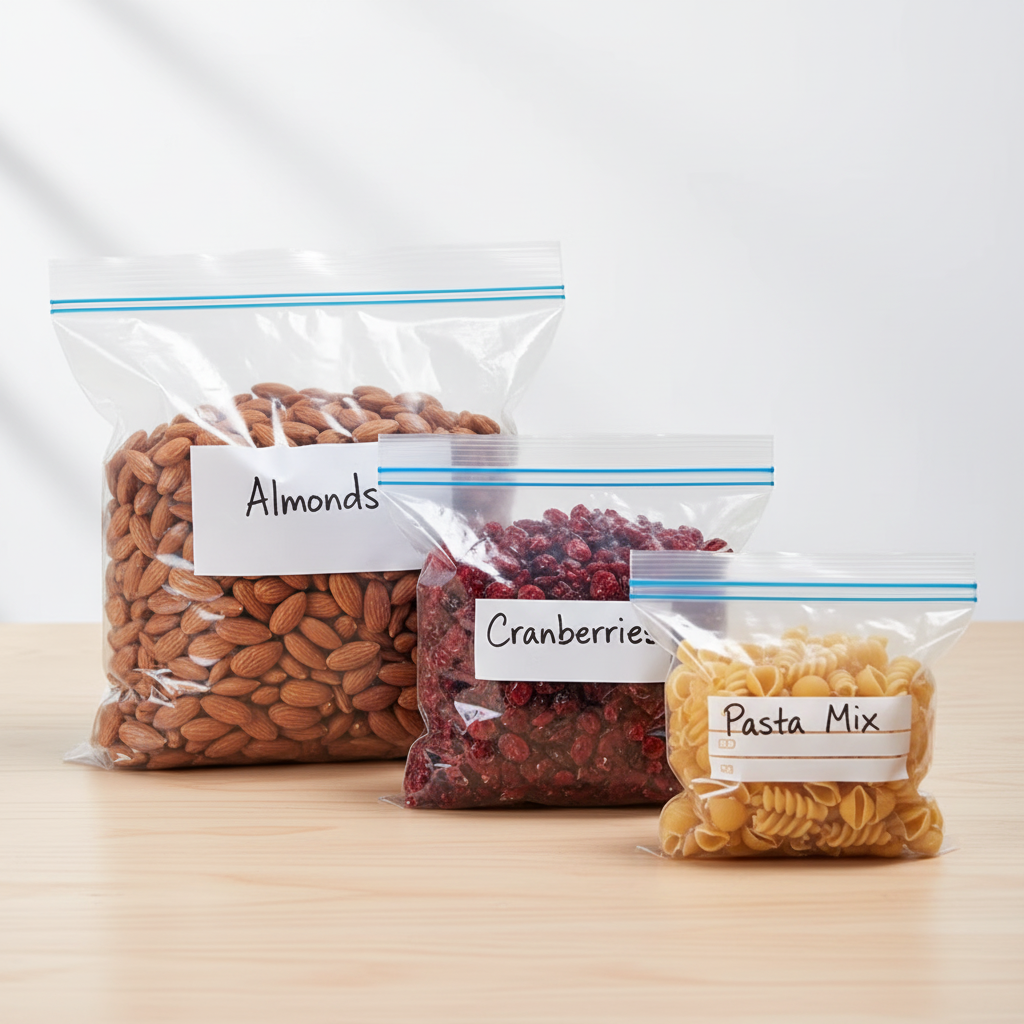 Multi-Purpose Resealable Storage Bags Set