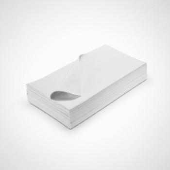 Disposable White Rectangular Tablecloths (10-Pack)