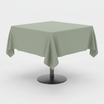 Square Linen Blend Tablecloth for Dining