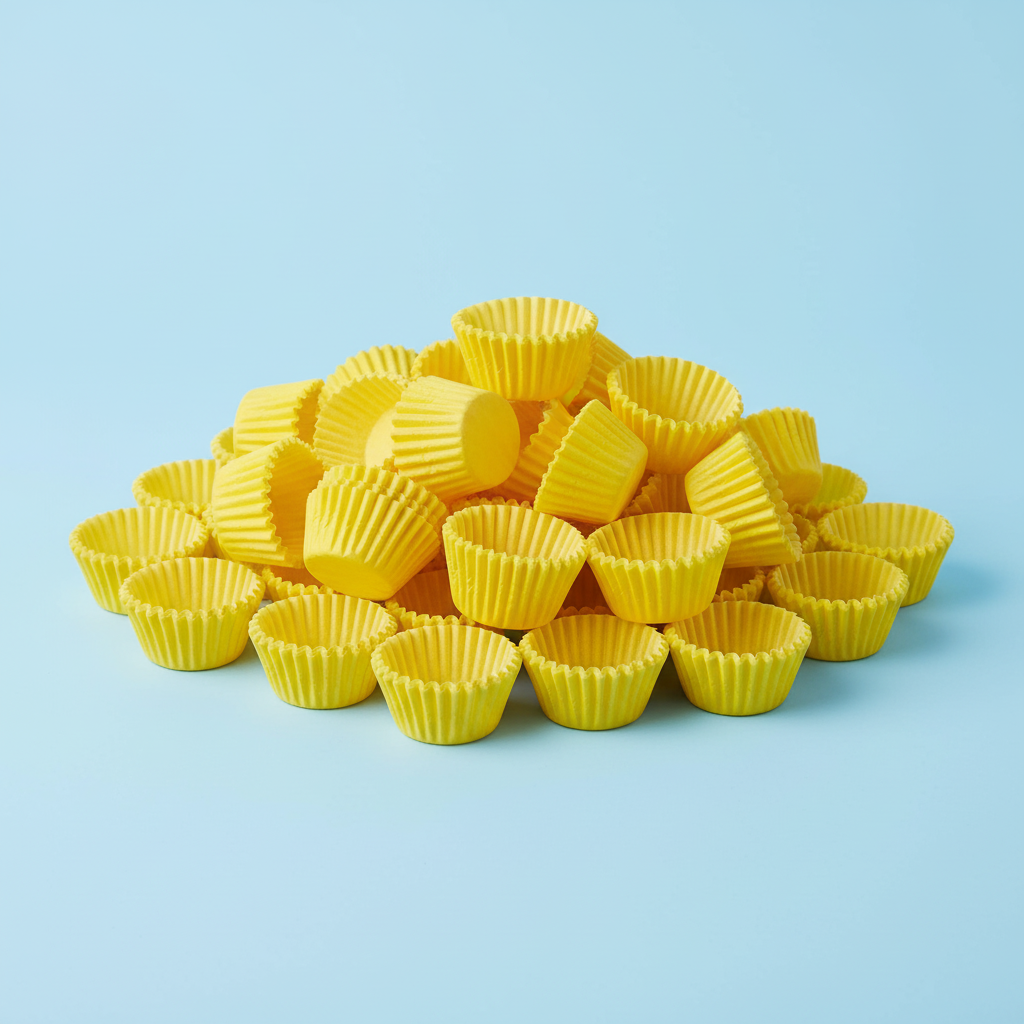 Mini Baking Cups, Solid Color Bulk Pack